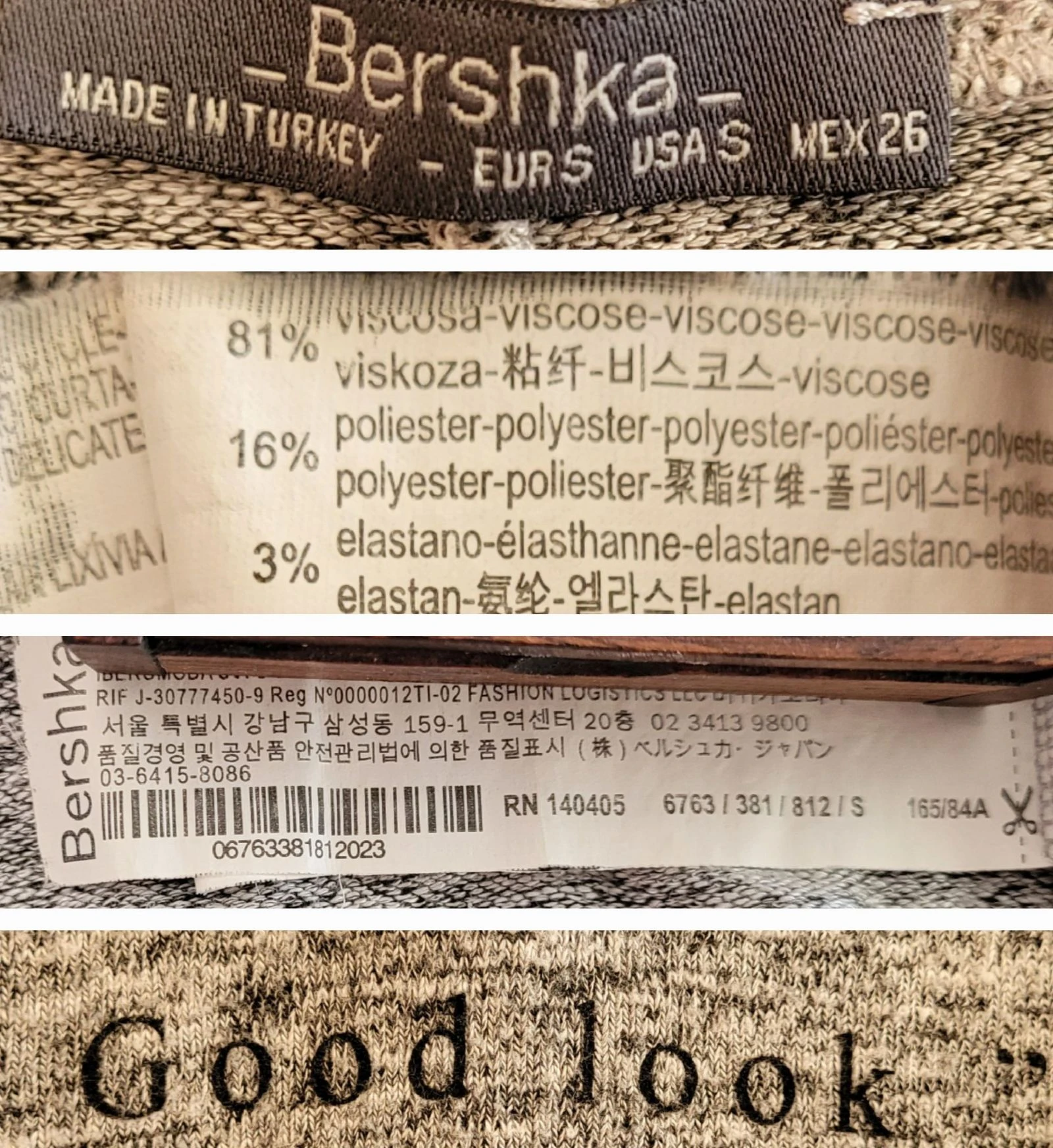 Bershka Suéter TS/TFr36 - Cinza Mesclado - Leve - Ombros Descobertos e Cai até o bumbum em OTB – photo 5